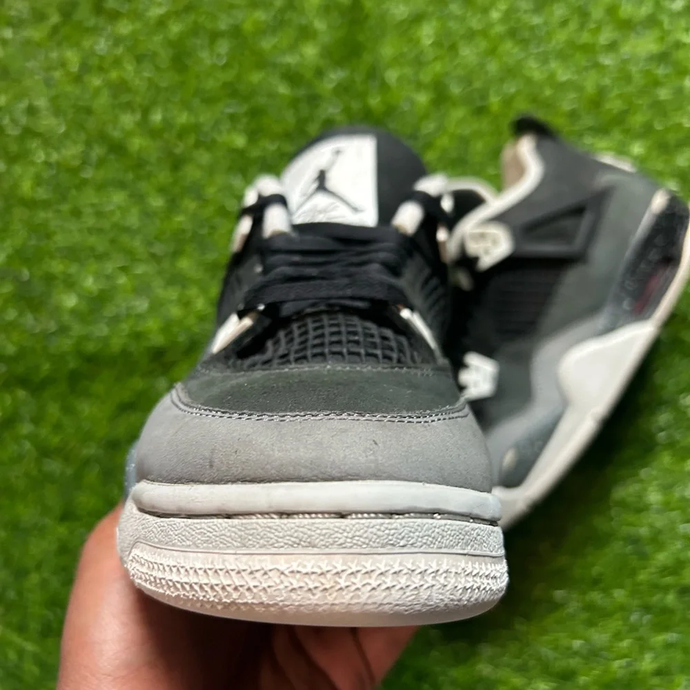 Air Jordan 4 Retro Fear 2024 GS Size 7Y Black Anthracite FQ8213-002 No Box